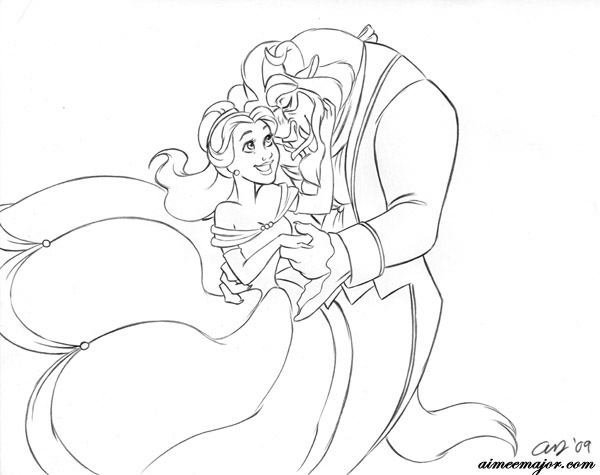 600x475 Disney's Beauty And The Beast By Aimeekitty