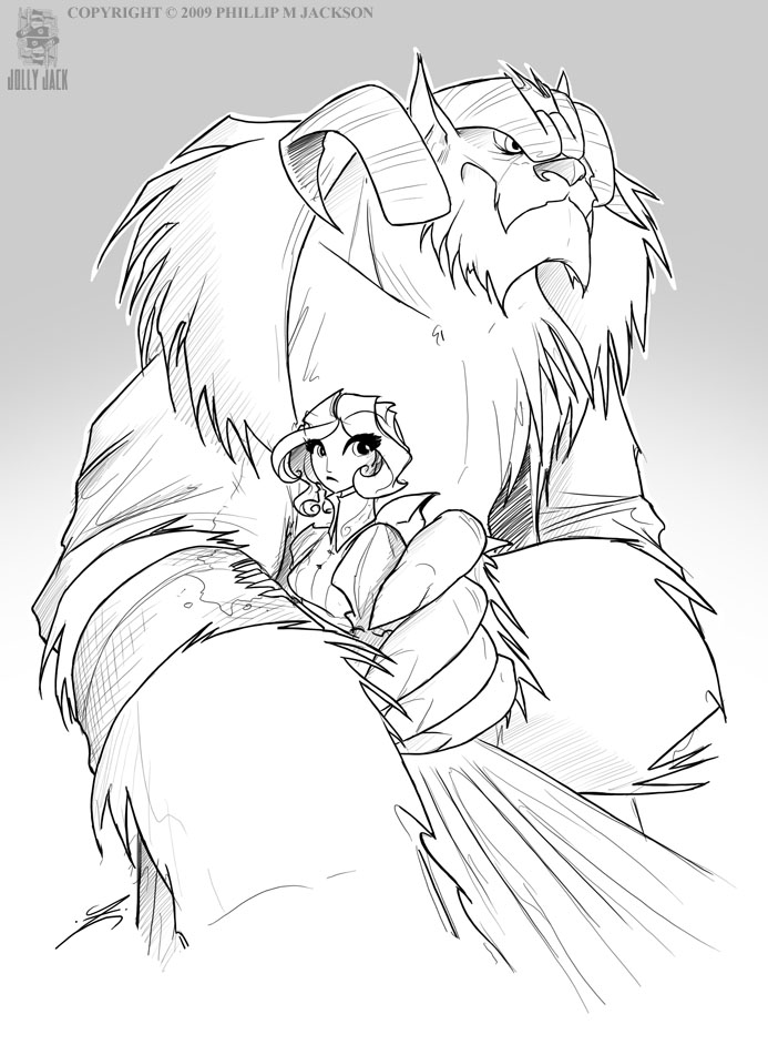 693x951 Beauty And The Beast By Jollyjack