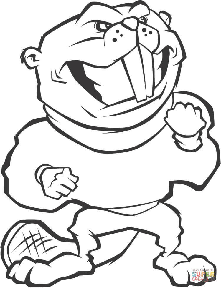 750x979 Angry Beaver Coloring Page Free Printable Coloring Pages