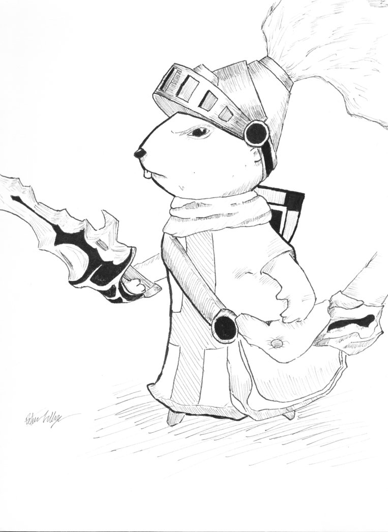 763x1046 Beaver Knight By Zwinged