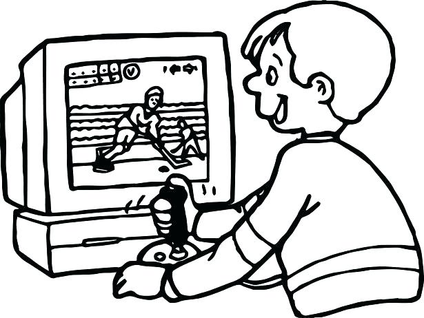 615x462 Computer Coloring Pages Murs