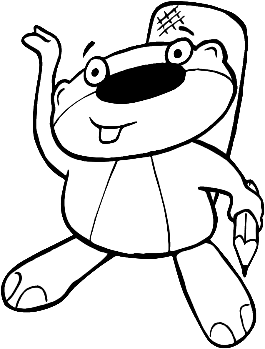 901x1186 Beaver Clipart Black And White