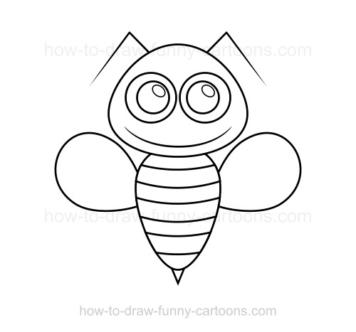500x467 To Draw A Bee