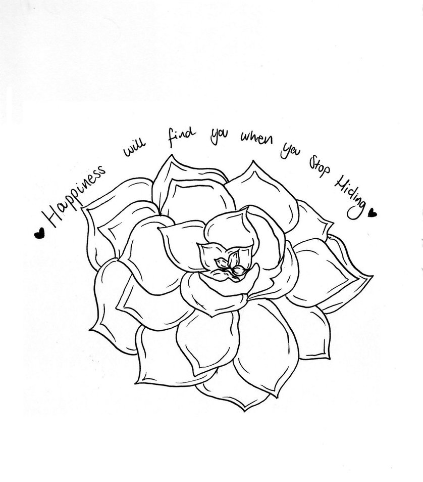 838x953 Outline Drawing Of Plant By Honie Bee