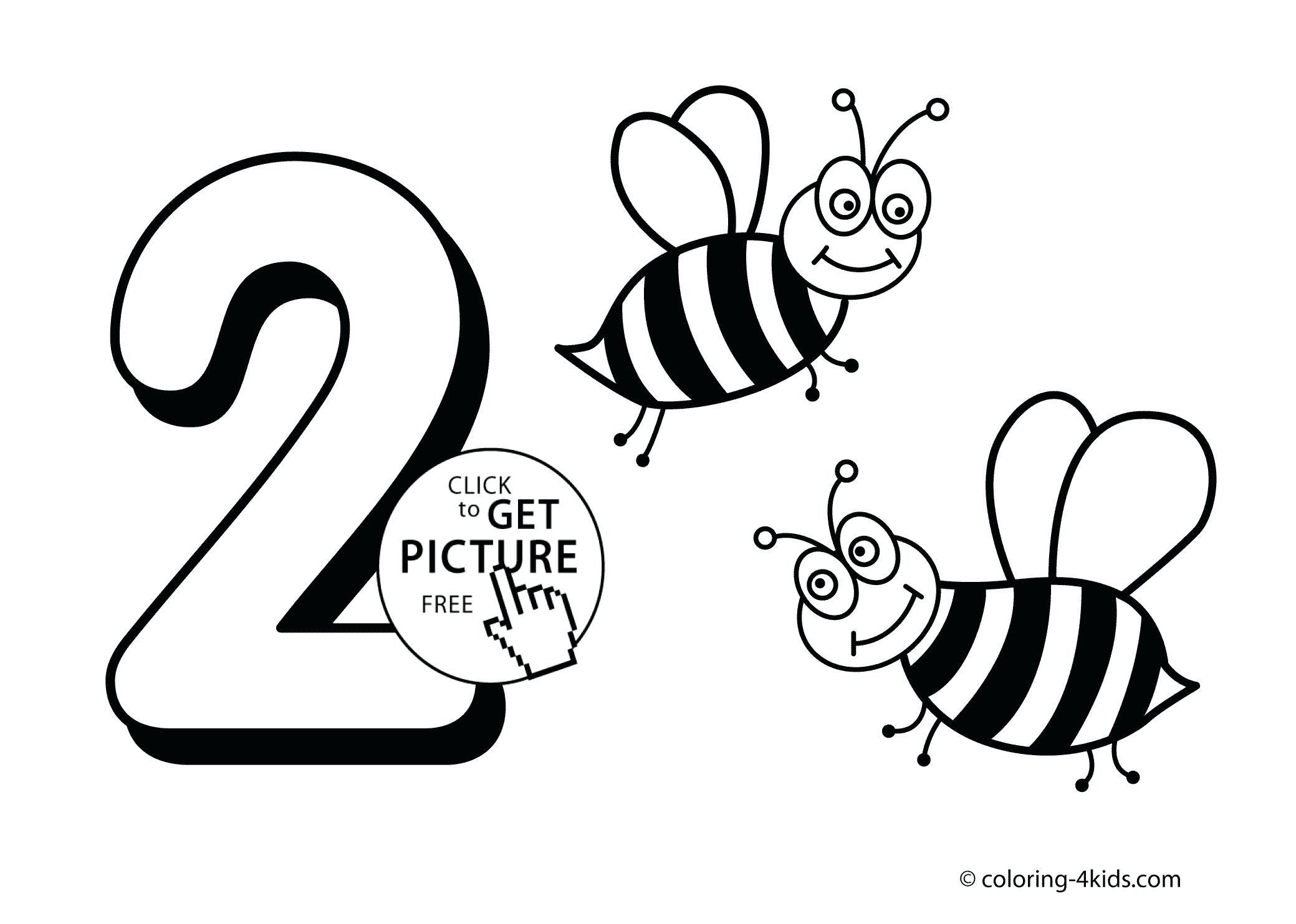 2079x1483 Worksheet Honey Bee Worksheets Simple Numbers Coloring Pages