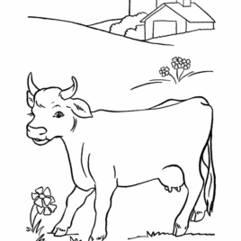 268x268 Beef Cattle Coloring Page Kids Drawing And Coloring Pages