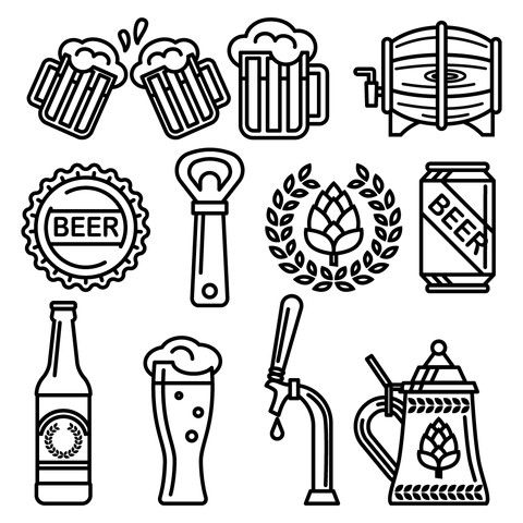 480x480 Free Beer Icons Free Beer, Icons And Free