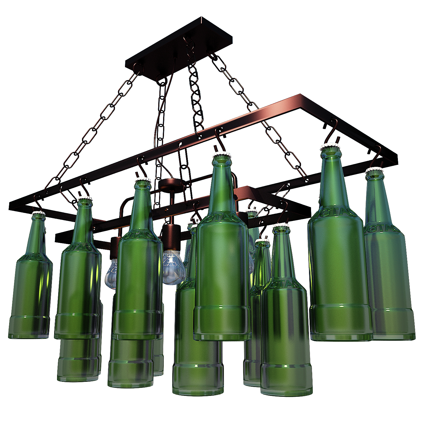 1500x1500 Pendant Lamp Beer Bottles By Gnomik9103 3docean