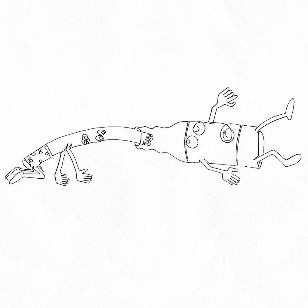 1024x1024 A Single Line Drawing Of Party Sex Aka A Cigarette Giving A Beer