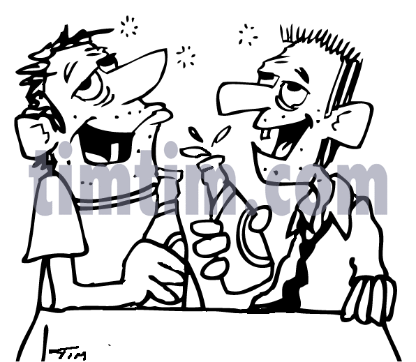 596x519 Free Drawing Of Beer Drunks Bw From The Category Cooking Food
