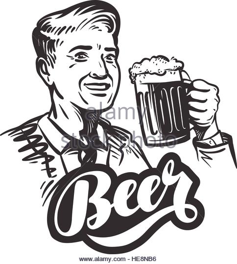 484x540 Man Drawing Beer Stock Photos Amp Man Drawing Beer Stock Images
