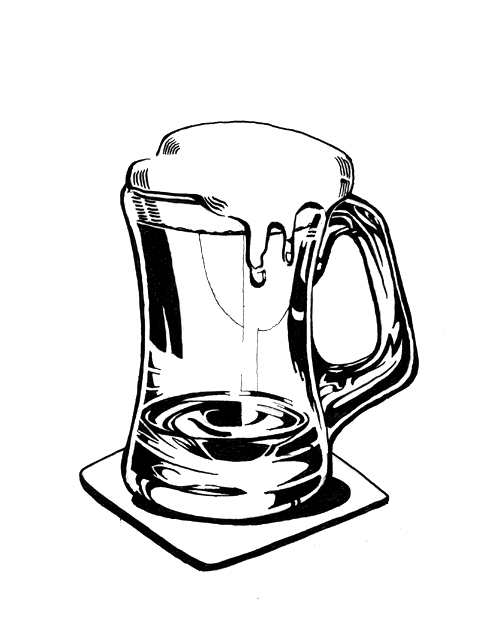 500x630 Beer Mug Drawings