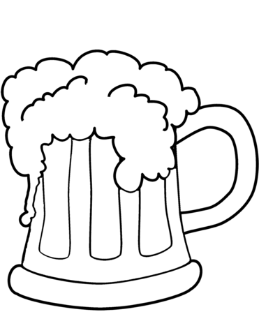 371x480 Patty's Day Beer Coloring Page Free Printable Coloring Pages