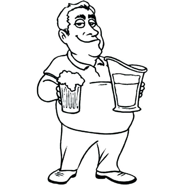 600x600 Beer Coloring Pages Free Preschool Coloring Pages Printable F