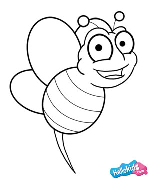 300x361 How To Draw How To Draw A Bee
