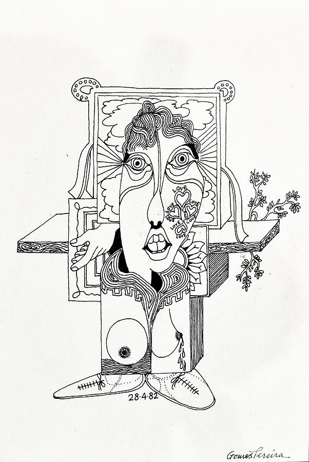 602x900 My Body Is A Love Beggar Painting By Jose Alberto Gomes Pereira