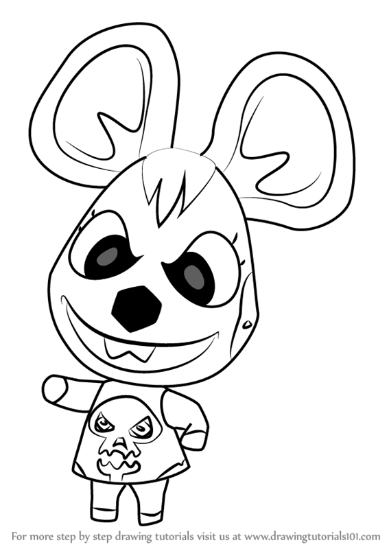 567x800 Learn How To Draw Bella From Animal Crossing (Animal Crossing
