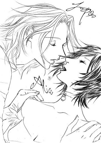 355x500 Alice And Jasper The Kiss This Is Such A Sweet Drawing! I