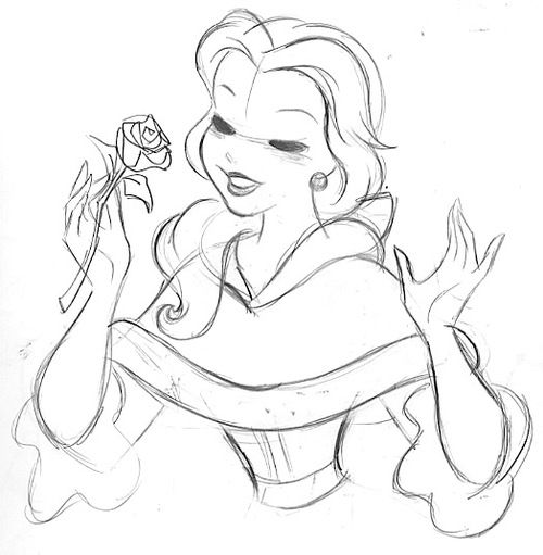 500x511 Steve Thompson Winter Belle Disney Belle