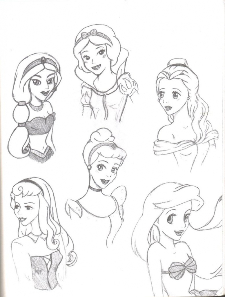 776x1024 Disney Princess Drawing Disney Princess Drawings