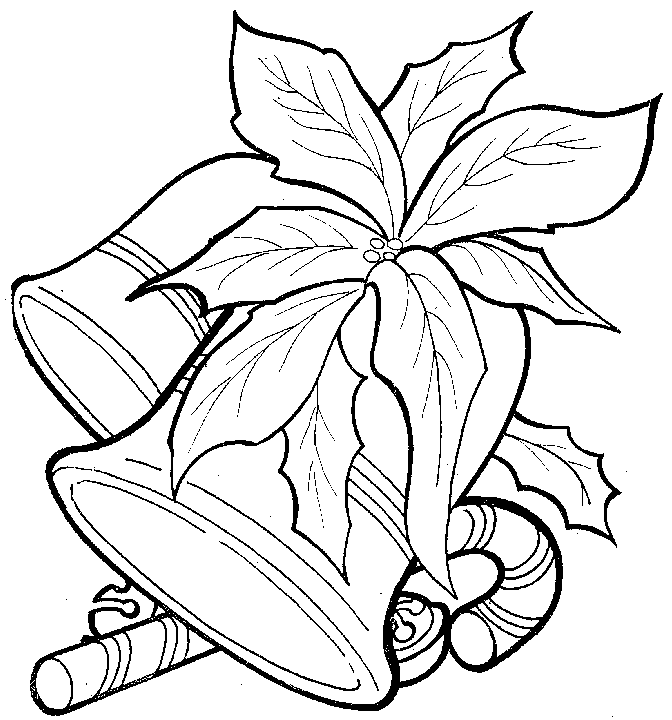 672x720 Learning Years Christmas Bells Coloring Page