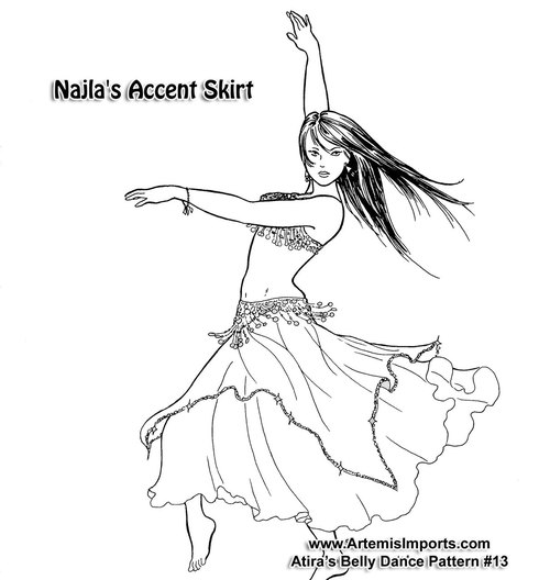 500x528 Belly Dance Pattern