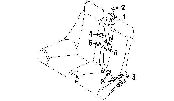 600x348 Bmw Belt Buckle Partnumber 52107009662