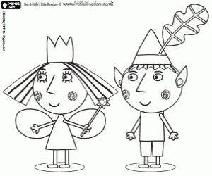 300x250 Ben And Holly Coloring Pages Printable Games