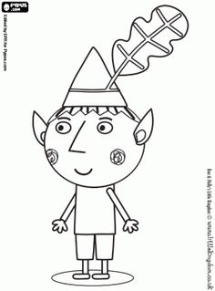 236x319 Print Off This Ben Colouring In Picture From Ben Amp Holly's Little