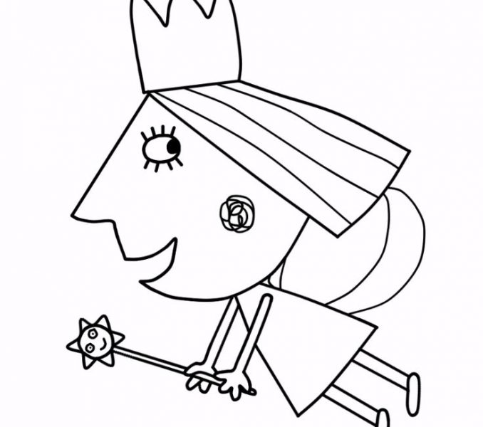 678x600 Ben And Holly Pictures To Print Ben And Holly Coloring Pages Many