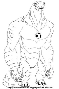 236x358 Ben 10 Ultimate Humungousaur Coloring Page Free Download