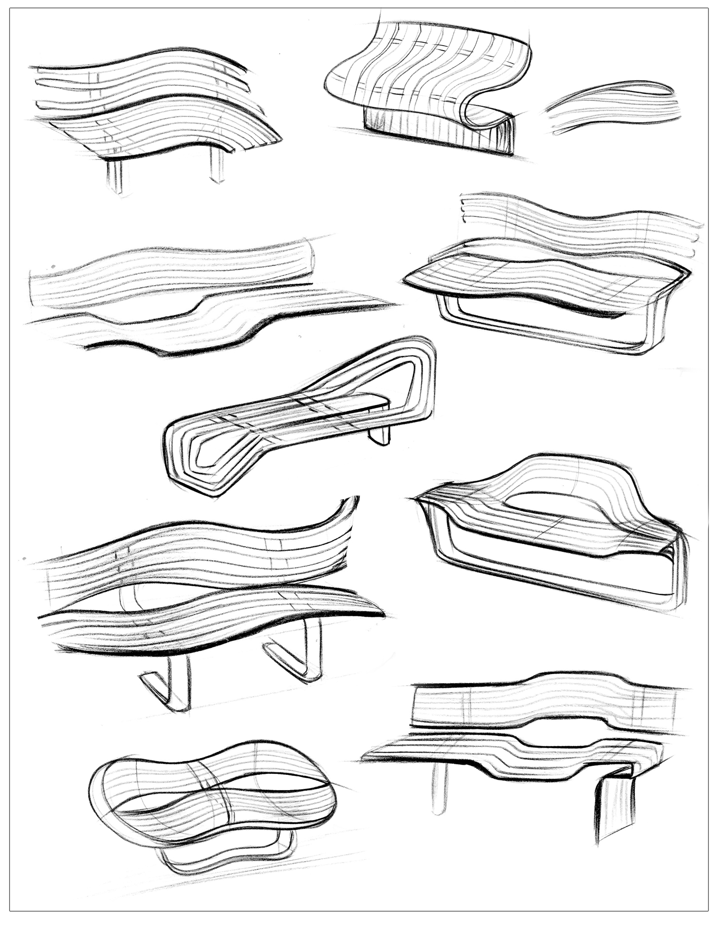 1417x1833 Image Result For Bench Design Sketches Inspiratie