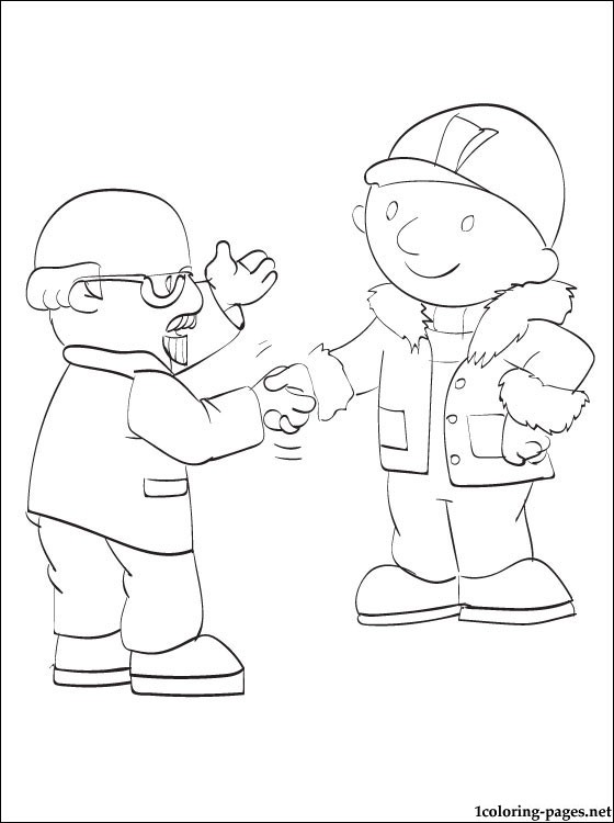 560x750 Mr. Bernard Bentley And Bob The Builder Coloring Pages