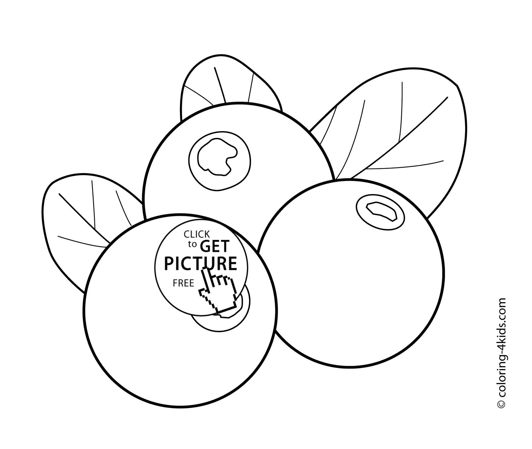 1756x1483 Fruits And Berries Coloring Pages For Kids, Printable Free