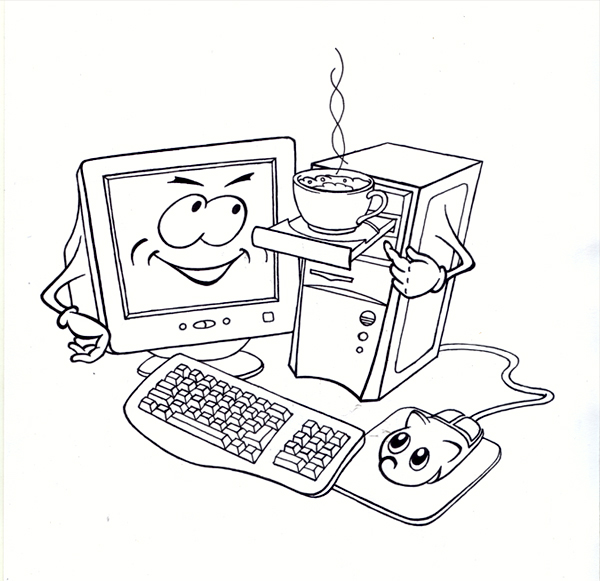 600x581 How To Apply Toon Style Coloring Techniques To A Pencil Drawing