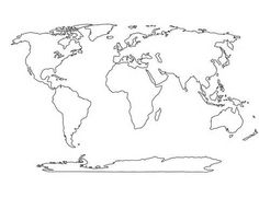 236x181 Blank World Map Best Photos Of Printable Maps Political