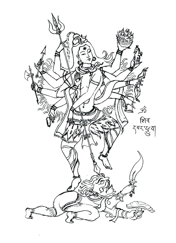 736x1013 Epic Lakshmi Coloring Pages Best Of Page The 8 Arms God Creator