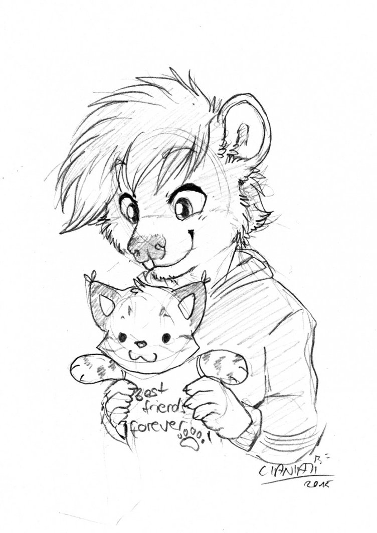 752x1063 Best Friends Forever By Ghostbear2k