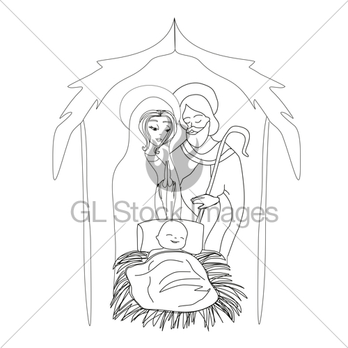 500x500 Birth Of Jesus In Bethlehem Gl Stock Images