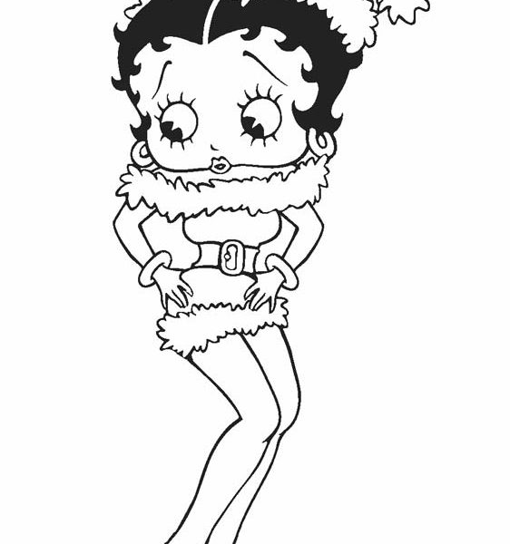 562x600 Betty Boop Printable Coloring Pages Free Printable Betty Boop