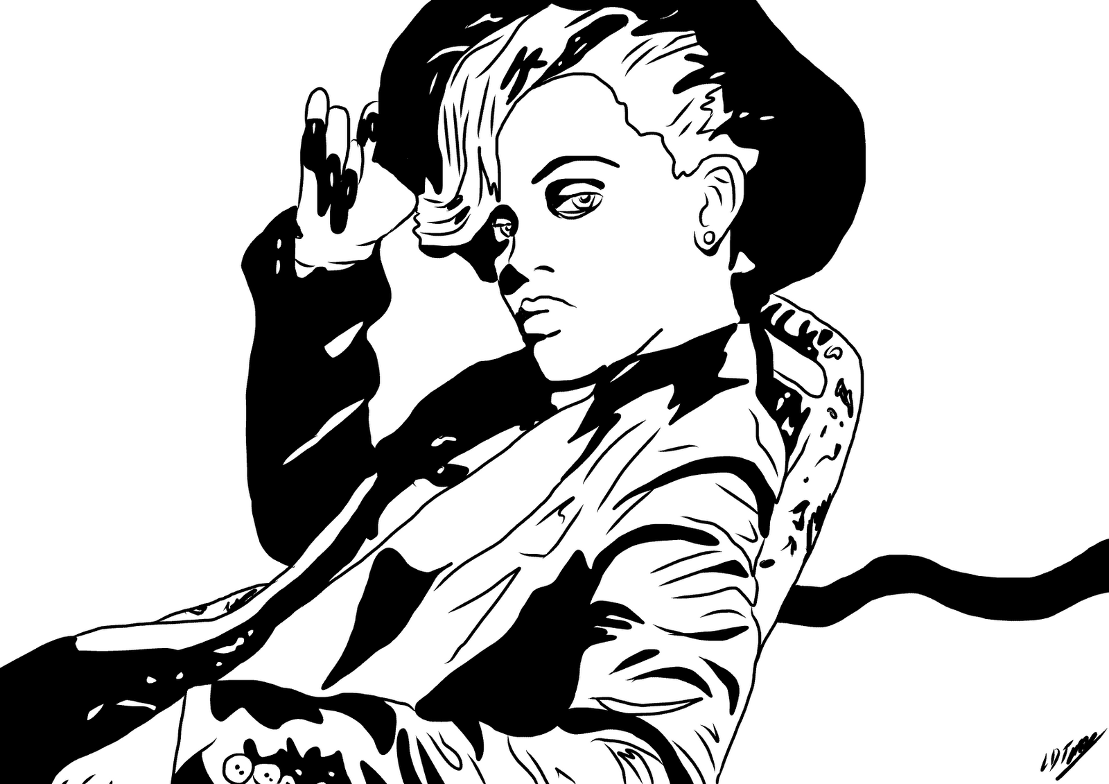 1600x1131 Great Beyonce Coloring Pages Printable With Nicki Minaj Coloring