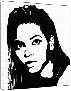 234x300 Beyonce Knowles Poprt Painting (100% Original Painting. Not
