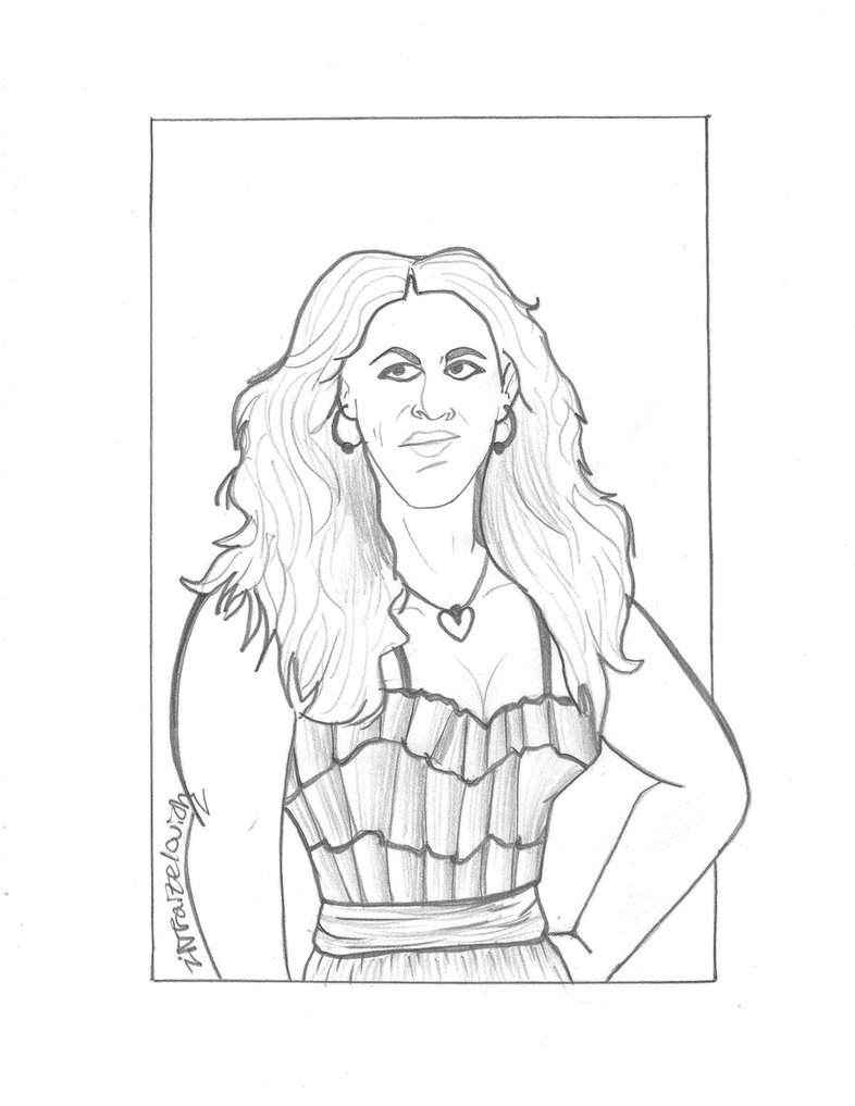 786x1017 Beyonce (Drawing) By Creativ Ziv