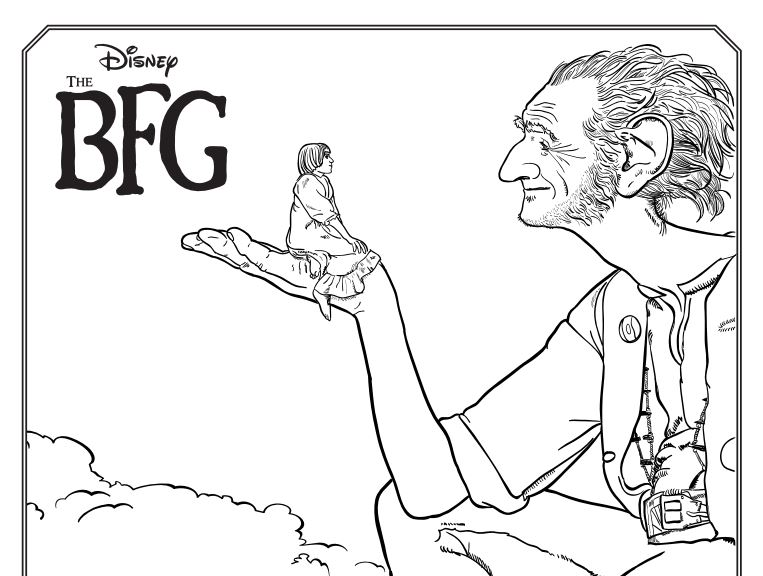 763x576 The Bfg Kid's Coloring Pages And Other Activities