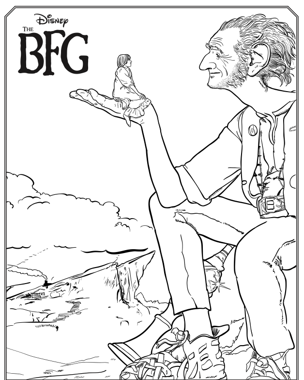 628x784 The Bfg Coloring Pages
