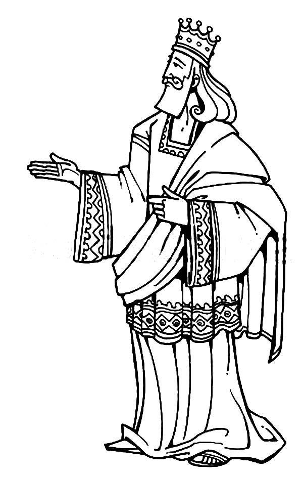 600x943 King Solomon Of Israel In The Bible Heroes Coloring Page
