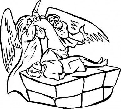 387x350 Wallpaper Interesting Bible Story Abraham Coloring Pages For Drawing