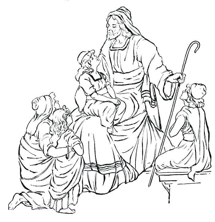 700x724 Free Printable Bible Story Coloring Pages Joandco.co