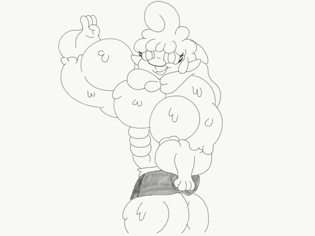 1024x768 Sheepy Biceps By Broozerpunch