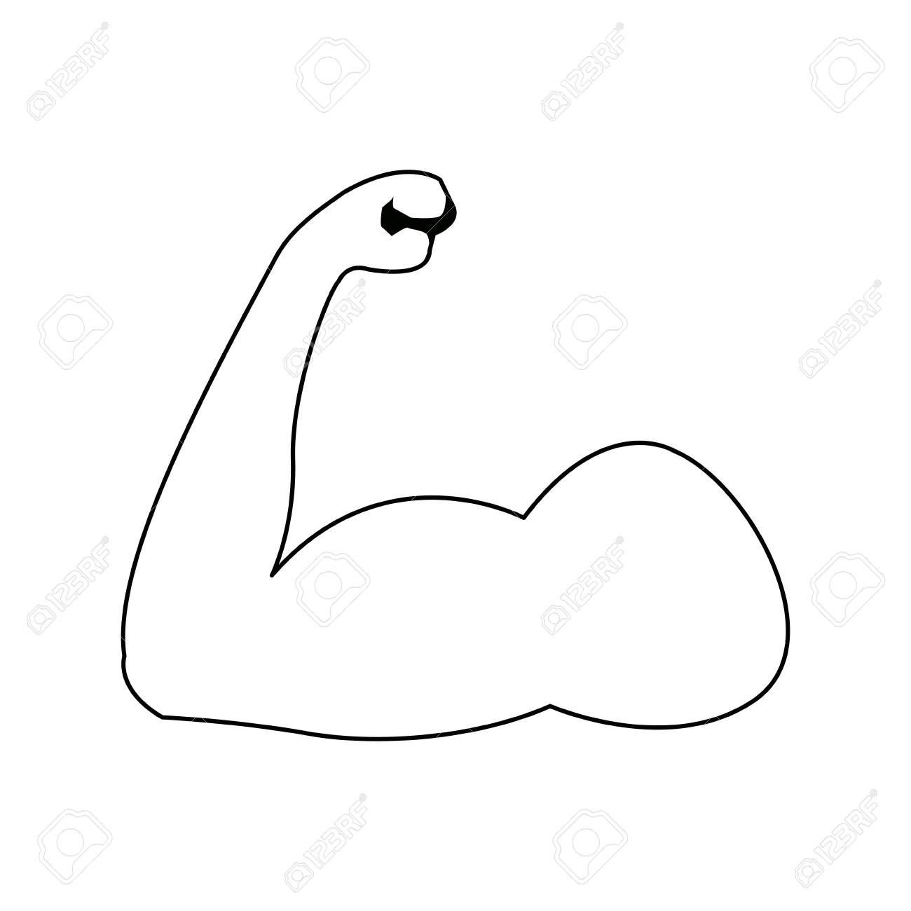 Biceps Drawing at GetDrawings | Free download